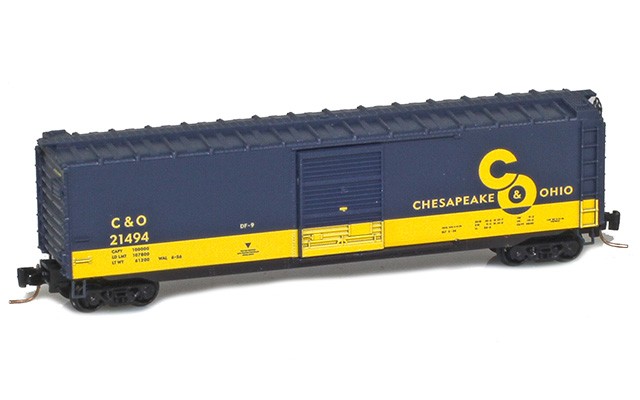 Micro-Trains 50500426 C&O 50' Standard Boxcar Single Door #21457 | Cameo #5  