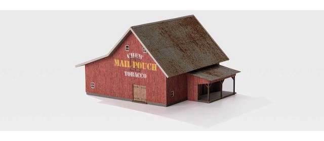 Archistories 111221-P | Saltbox Barn | Red Kit Package